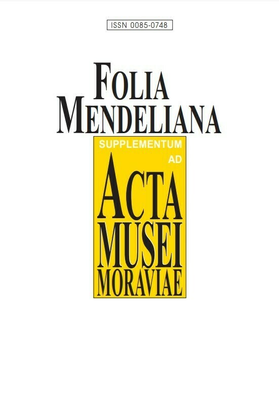 Folia Mendeliana 1–2/2025, roč. 61